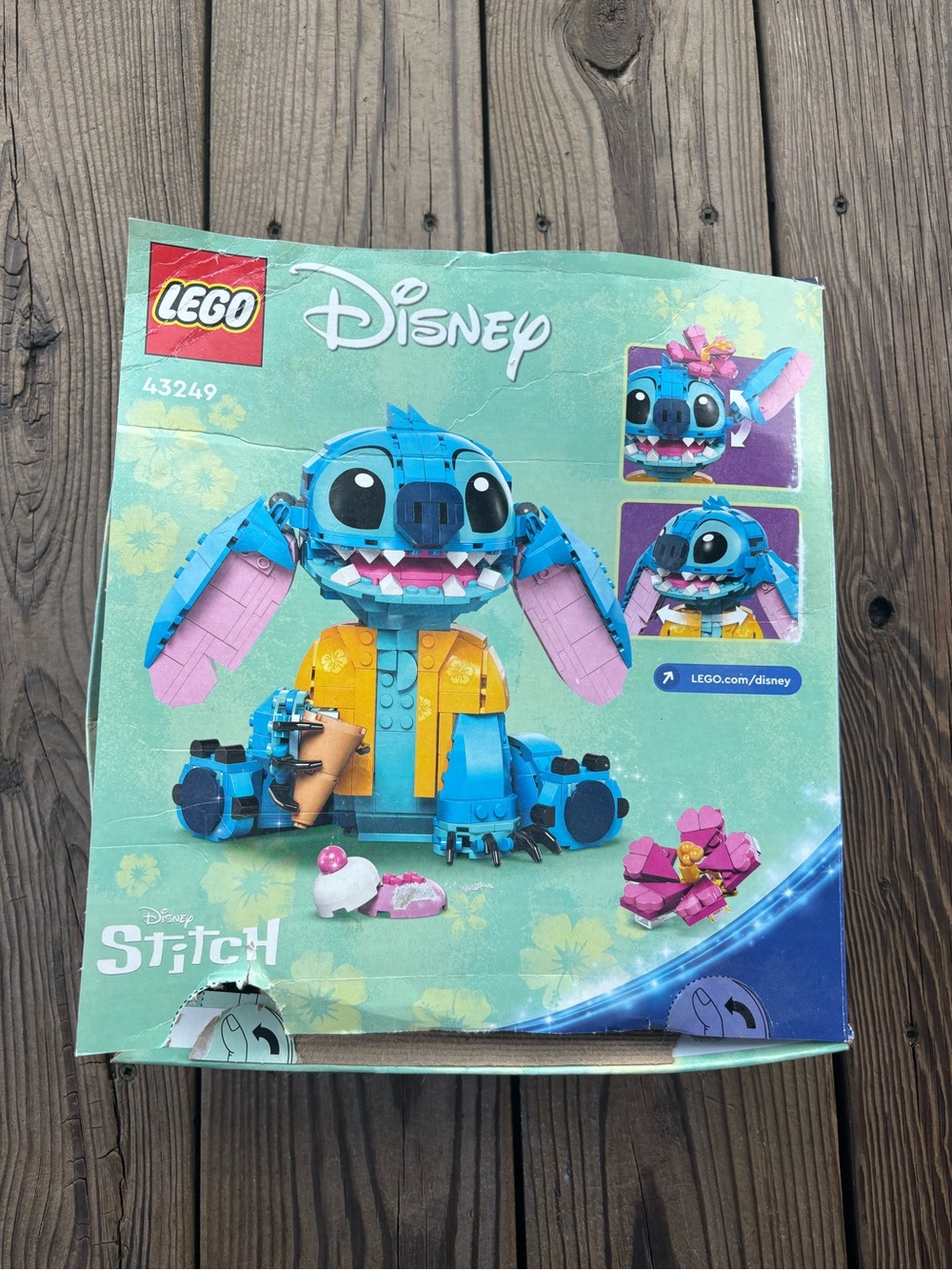 LEGO Disney Stitch 43249 730 Piece Set Open Box w/ Instructions Bags
